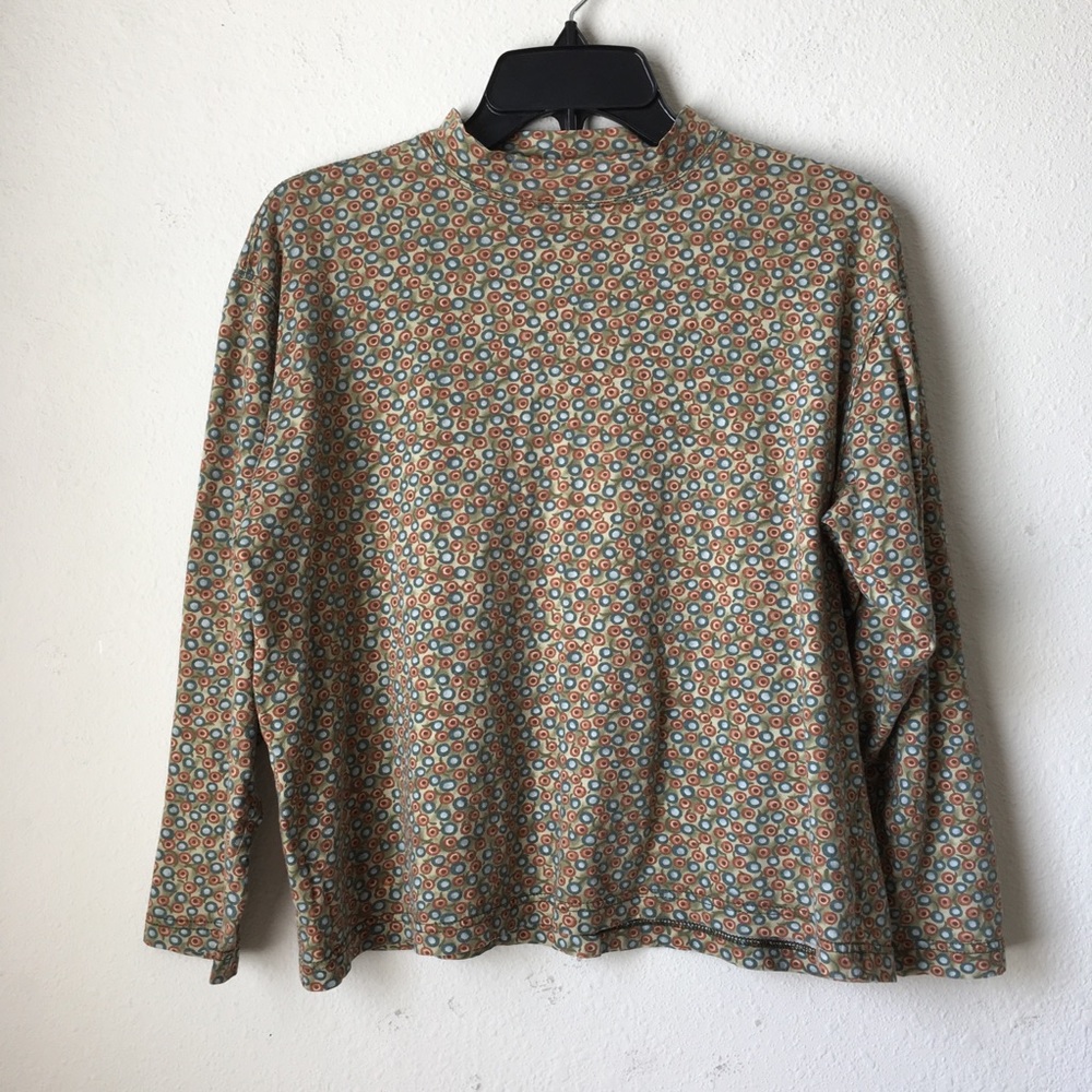 Vintage Mock Neck Top